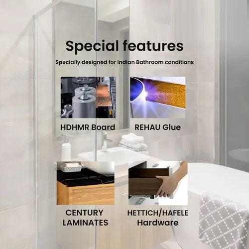 Crystal & Image Sanitary Ware 2 Legs Washbasin Vanity By TGF