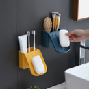 Bathroom Plastic Soap and tooth Brush Holder 