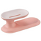 Portable Double Layer Pink Color Soap Holder Dish