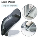 Leaf Shape Drain Soap Case Box Holder