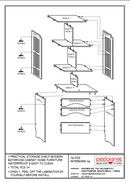 Practical Toilet Storage Shelf And Commode Cabinet With Free Soap Dish By Miza