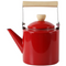 Hot Water, Tea Kettle Japanese Style Enamel 2.4 L Induction & Gas Stove Teapot Kettle