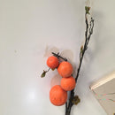 Artificial Orange Fruit Dry Stick - 1 Stick