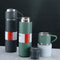 Double-Layer Steel Thermos Coffee Tumbler Travel Mug Business Trip Water Bottle Gift Box 500 ML By CN