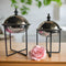Butter Dish/Fruits & Nut Bowl/Candy Pot With Stand Stainless Steel Lid Set Of Two By INDI