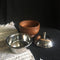 1.5L Serving Casserole/ Chapati Box In Mango Wood & Stainless Steel With Steel Bowl Inside By INDI
