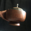 1.5L Serving Casserole/ Chapati Box In Mango Wood & Stainless Steel With Steel Bowl Inside By INDI