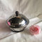 Fruits & Nut Bowl / Butter Dish / Serving Dish/Candy Pot In Stainless Steel With Lid Set Of 4 By INDI