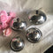 Fruits & Nut Bowl / Butter Dish / Serving Dish/Candy Pot In Stainless Steel With Lid Set Of 4 By INDI