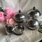 Stainless Steel Set of 4 Fruits & Nuts Bowl / Butter Dish / Serving Dish / Candy Pot With Lid Set Of 4 By INDI