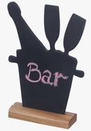 Bar Design Wooden Chalk Board Tabletop Menu Display Stand For Cafes Bars/Restaurant By MK