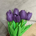 Artificial Tulip Flowers For the Study Table Or Home Decoration- One Bunch Of 10 PC