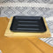 Rectangular Grill Cast Iron Sizzler Plate With Wooden Base | MK