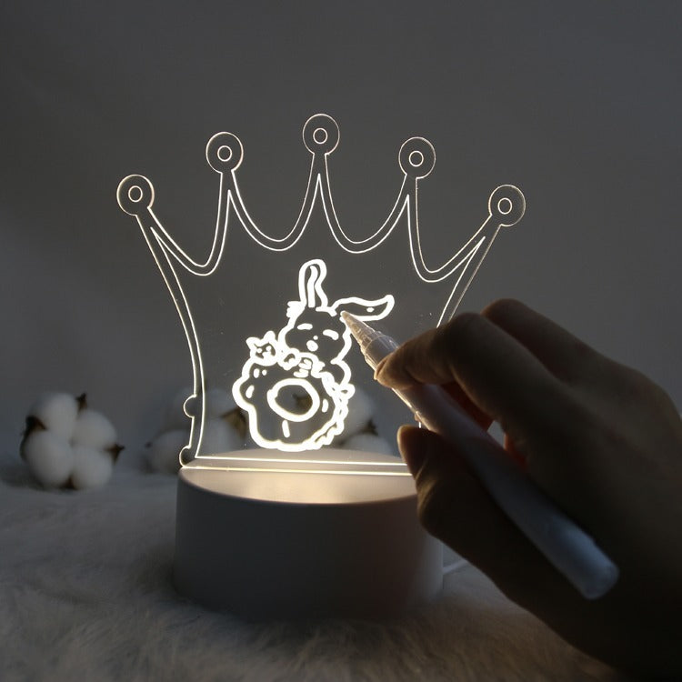 Creative 3D Visual LED Night Light Table Lamp ( RANDOM) By AK