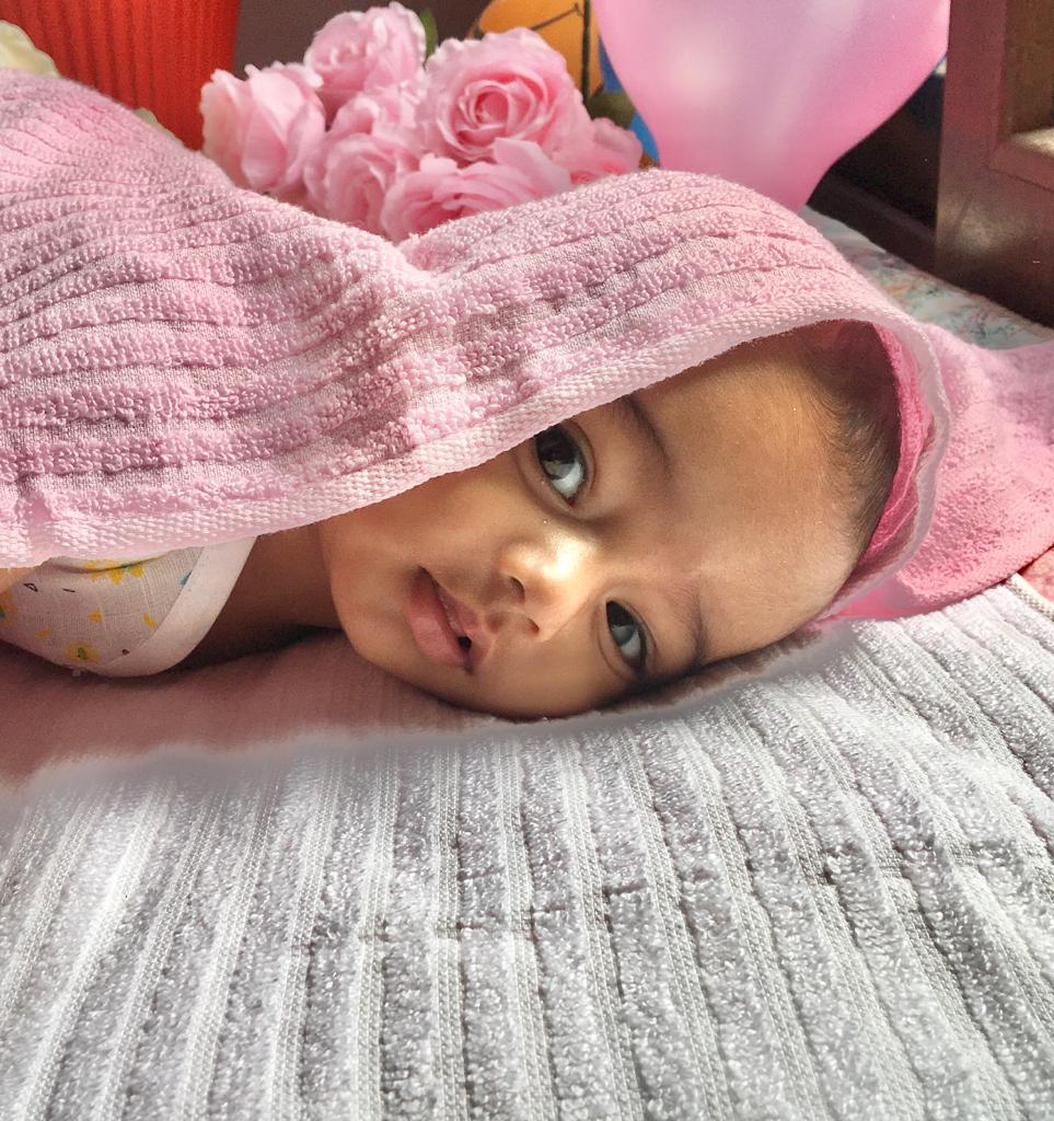 Pink Muslin Magical Baby Terry Towels For Baby's By MM - 1 Pc