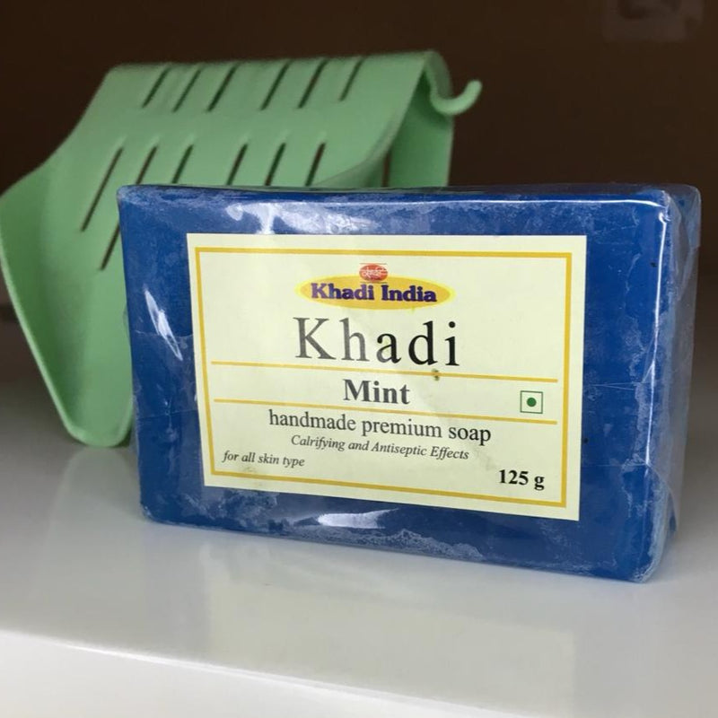 Khadi India ( Pack Of 3 & 10 ) Evergreen Mint/Rosemary Lavender/Goat Milk Soap