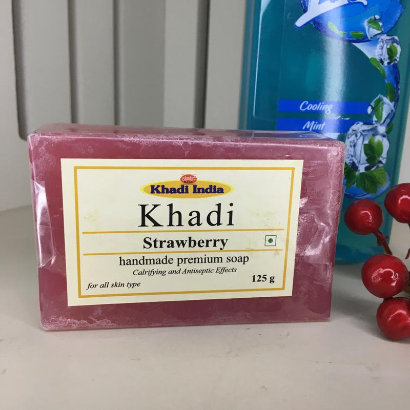 Khadi India ( Pack Of 3 & 10 ) Bathing Bar Kesar Olive/Strawberry/Lavender Soap