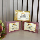 Khadi India ( Pack Of 3 & 10 ) Ever glow Herbal Rose/Haldi Chandan/Shikakai Soap