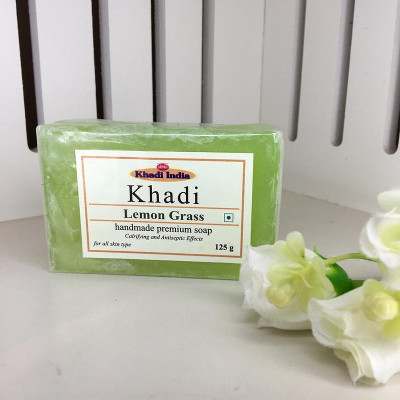 Khadi India ( Pack Of 3 ) Ayurvedic Herbal Kewda/Honey/Lemongrass Soap