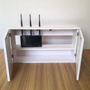 Thoughtfully Designed PVC TV/Wifi Unit/Storage By Miza