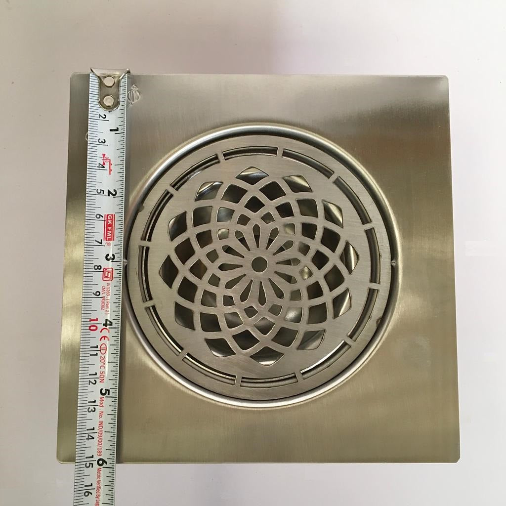 Nirali Misty Anti Cockroach Designer Floor Drain In Stainless Steel 304 Grade
