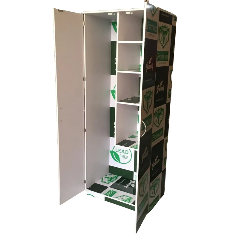 Bathroom PVC Floor Standing Laundry Cabinet and  Pantry Storage By Miza (Free Soap Dish)
