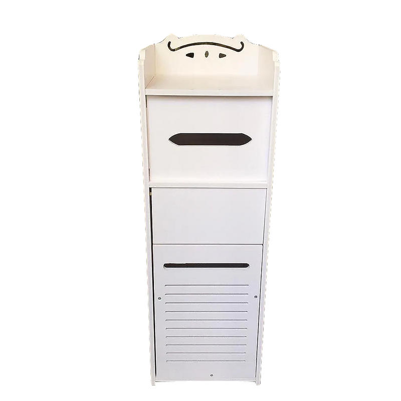 Modern Bathroom 3 FT Furniture PVC Board Bathroom Storage Cabinet with Drawers By Miza