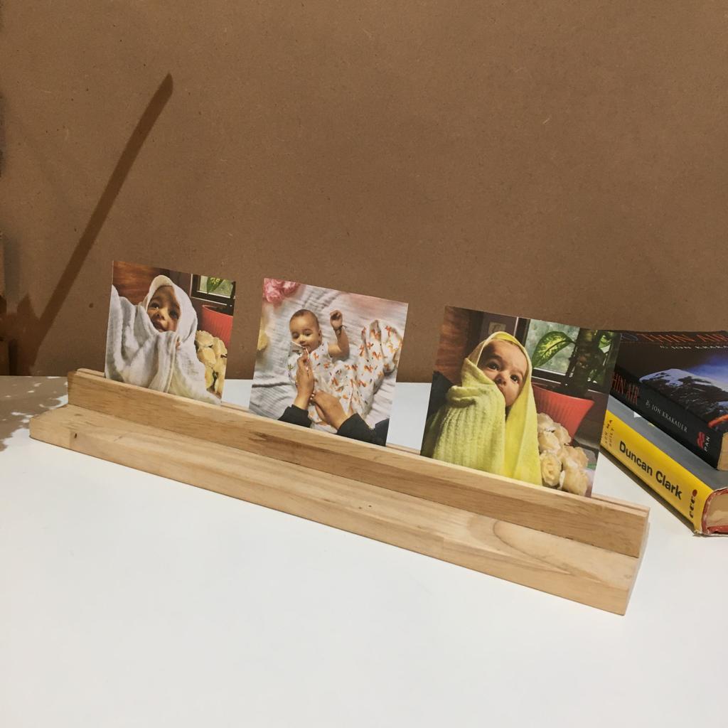 Wooden Rectangular Photo Stand By Miza
