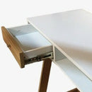 Ladder New White Work From Home Study Table By Miza
