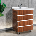 Floor Mounted Washbasin Vanity Cabinet With Drawers & With Mirror By TGK