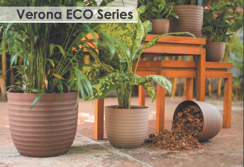 Verona ECO Series Planter For Indoor Or Outdoor ( Multicolor ) By Harshdeep
