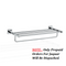 Jaquar Bathroom Continental Kubix Prime Towel Rack With & Without Lower Hangers In SS