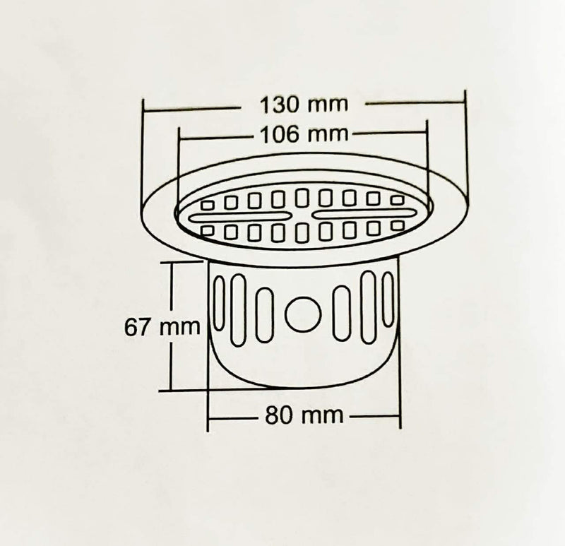 Nirali Aspen  Floor Drain In Stainless Steel 304 Grade - peelOrange.com