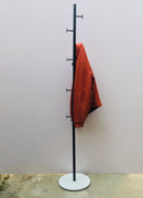 Nordic Style Tree Shaped Coat Stand With Wooden Base With 8 Hangers