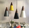 Modern Conical Nordic Pendant Light For Cafe & Bars With LED Bulb 1PC