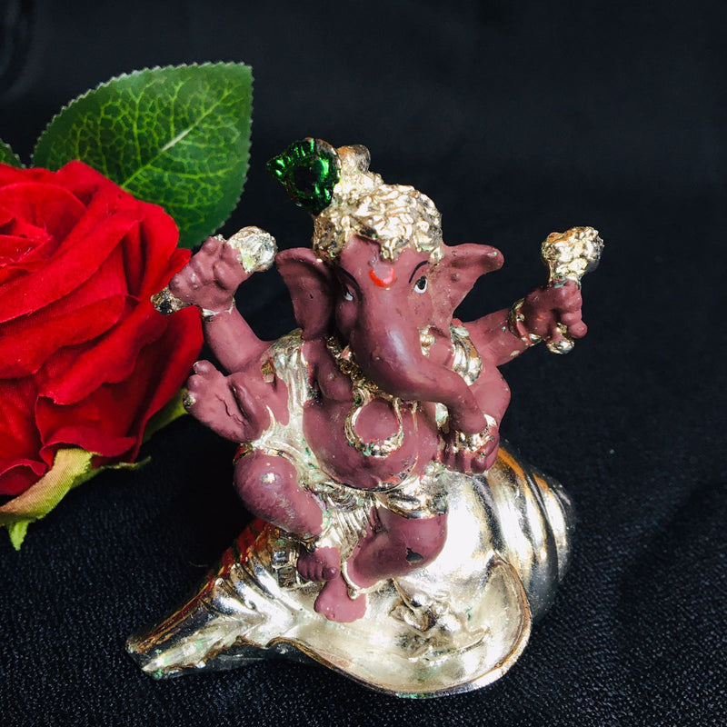 Silver Plated Mini Ganesha For Home Diwali Decor/Diwali Gifts