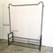 Metal Clothing Rack Floor Standing Single Rod Hanger, Bedroom Living Room Furniture