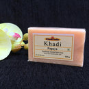 Khadi India ( Pack Of 3 ) Premium Herbal Red Wine/Neem Aloe Vera/Papaya Soap