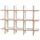 Quirky Modern Open Book Shelf/Shoe Rack Unit For Lobby/Passage/Living Room By Miza