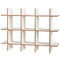 Quirky Modern Open Book Shelf/Shoe Rack Unit For Lobby/Passage/Living Room By Miza