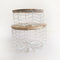 Metal Wire Fruit/Veggie/Multipurpose Basket With Wooden Lid By Fita