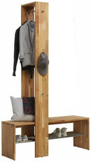 Modern Wardrobe Type Cloth Storage/Hanging With Bench ( With Complementary Coaster ) By Miza