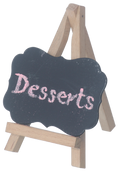 Wooden Chalk Board Tabletop Menu Sign Display Stand For Cafes Bars/Restaurant By MK