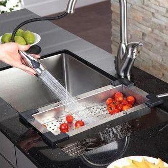 Nirali Veg Kitchen Sink Tray in Stainless Steel 304 Grade - peelOrange.com