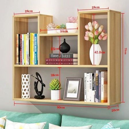 Attractive & Appealing Wood Wall Shelf/Decor Book Shelf By Miza