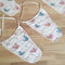 3-6 Months Multicolor Muslin Nappy Pack Of 5 Baby Cloth Diapers Langot Washable Reusable