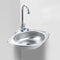 Nirali Small Wonder Wash Basin in Stainless Steel 304 Grade + PVC Plumbing Connector - peelOrange.com