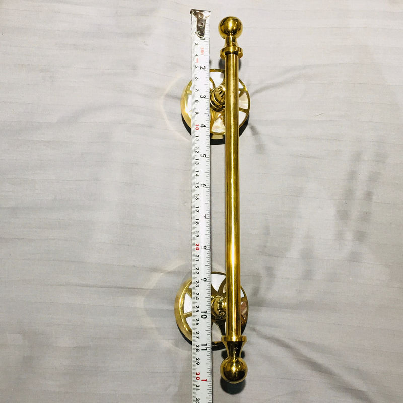 Gold/Silver Plated Brass Towel Holder For Bathroom Accessories (With Screw)