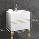 Crystal & Image Sanitary Ware 2 Legs Washbasin Vanity By TGF