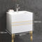 Crystal & Image Sanitary Ware 2 Legs Washbasin Vanity By TGF